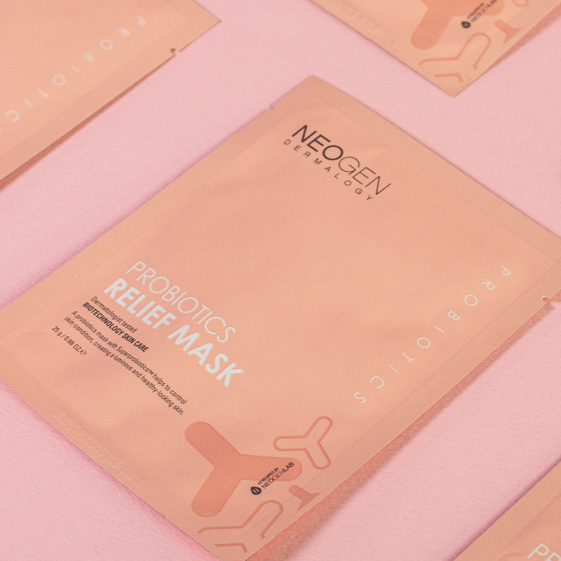[NeoGen] DERMALOGY PROBIOTICS RELIEF MASK (25ML X 5 SHEETS)