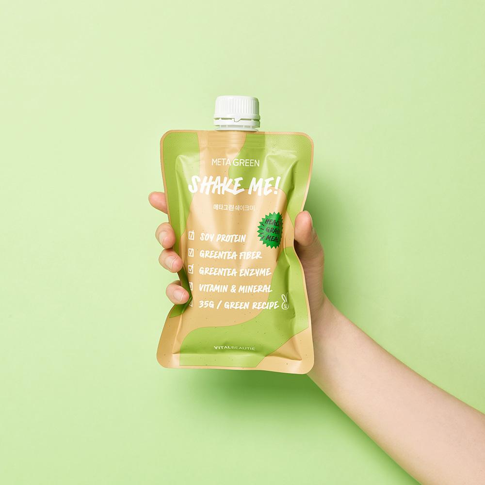 [VitalBeautie] VITAL BEAUTIE Meta Green Shake Me - 35g x 7ea
