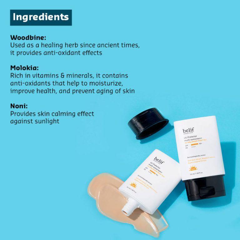 [Belif] UV protector multi sunscreen+ 50 ml