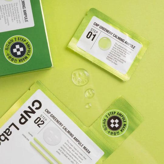 [CNP Laboratory] 2-Step Greenery Calming Ampule Mask 5ea