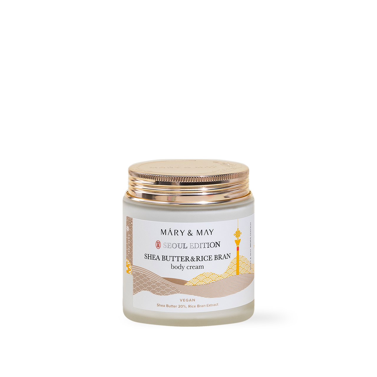 [Mary&May] Shea Butter & Rice Bran Body Cream 250ml