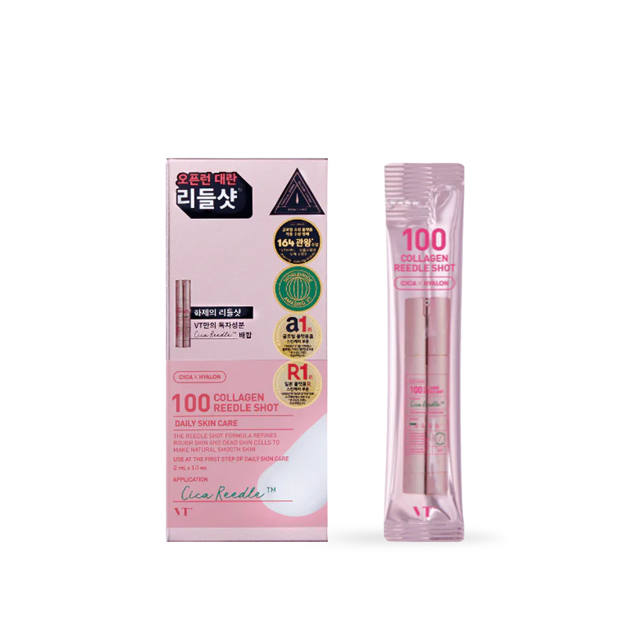[VT Cosmetics] 100 Collagen Reedle shot 10ea