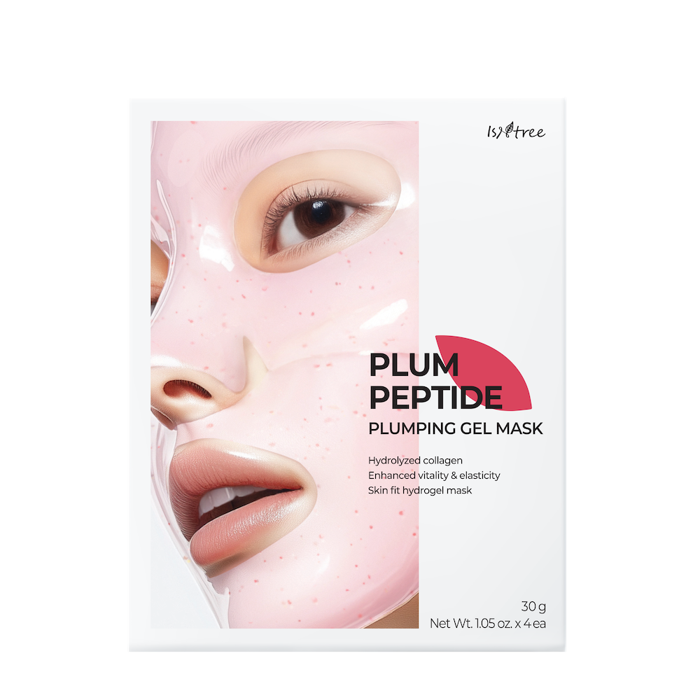 [Isntree] Plum Peptide Plumping Gel Mask 30g*4ea