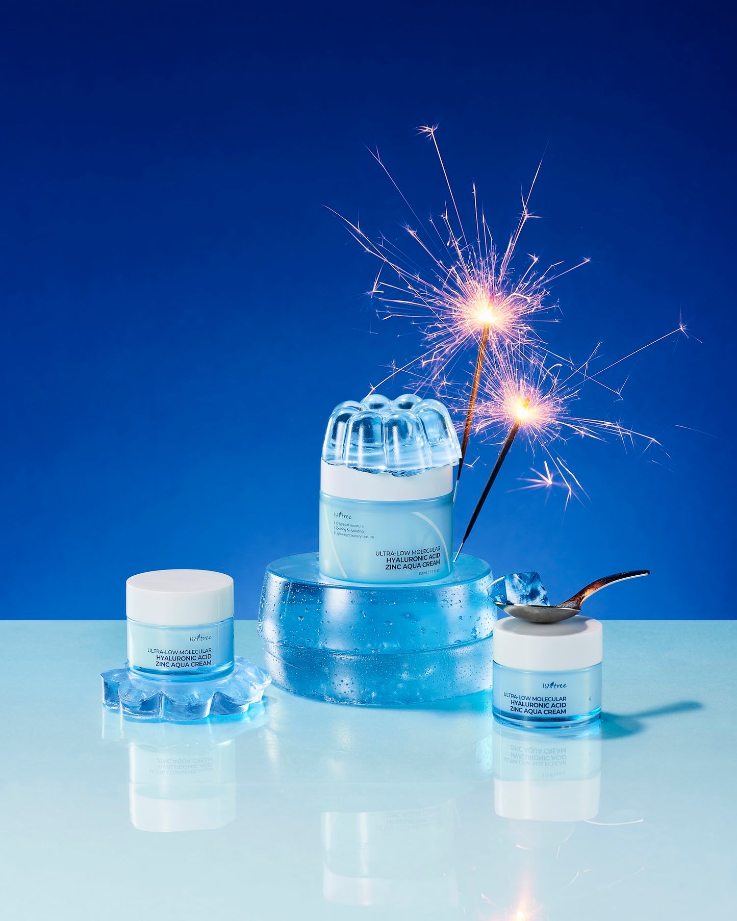 [Isntree] Ultra-Low Molecular Hyaluronic Acid Zinc Aqua Cream 80ml